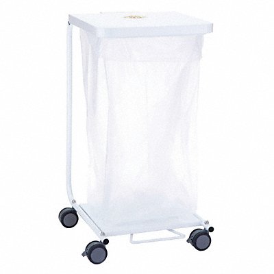 Laundry Hamper Cart 30 lb White