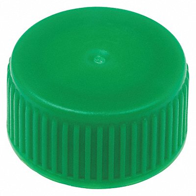 Cap 22 mm Dia Green PK500