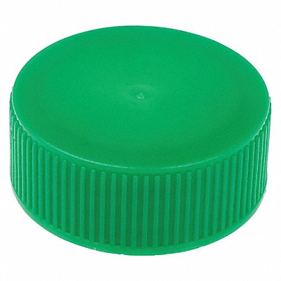 Cap 35 mm Dia Green PK500