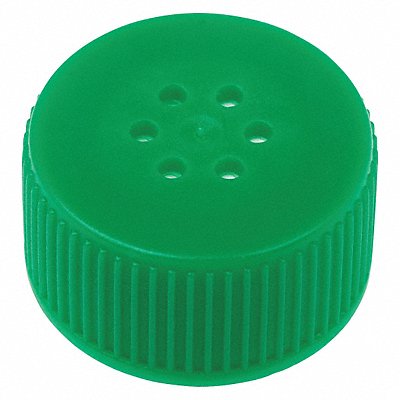 Cap 22 mm Dia Green PK100