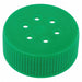 Cap 35 mm Dia Green PK100