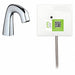 Mid Arc Chrome Chicago Faucets EQ Curved