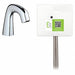 Mid Arc Chrome Chicago Faucets EQ Curved