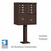 Cluster Box Unit Bronze 10 Doors 18in W