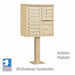 Cluster Box Unit Sandstone 13 Doors