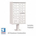 Cluster Box Unit White 14 Doors 18 in W