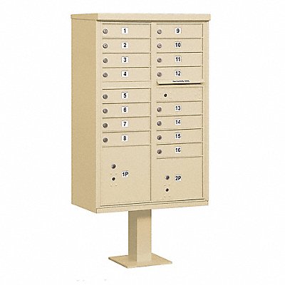 Cluster Box Unit Sandstone 18 Doors