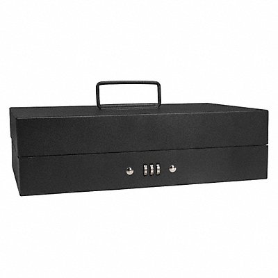 Cash Box Compartments 10 3 in H