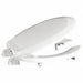 Toilet Seat Round Bowl Open Front White