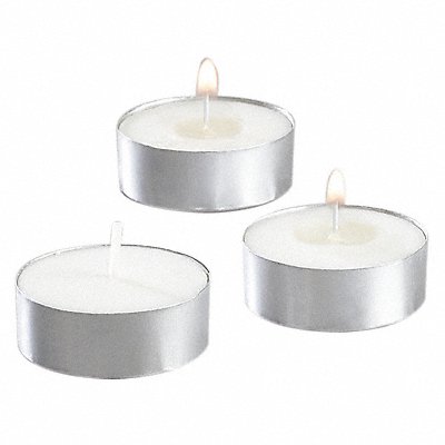 Tea Lights 1 1/2 in L Cream PK500