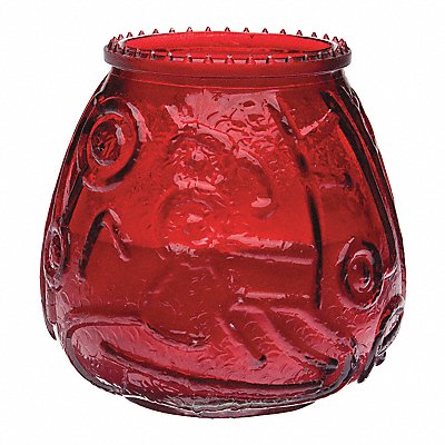 Jar Candles 3 5/8 in L Red PK12