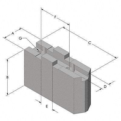 Lathe Jaw 3/8 Steel