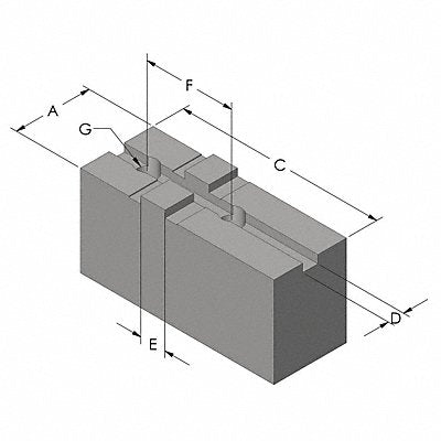 Lathe Jaw 3/8 Aluminum