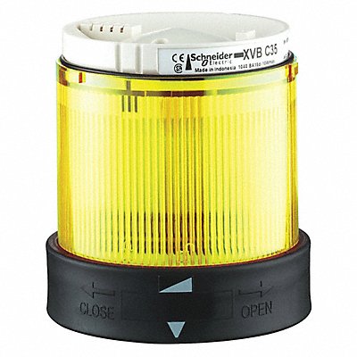 Illuminated Yellow Lens With Integrated