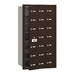 Mailbox 4B+ 20 Doors Bronze 40-3/4in H