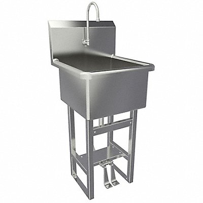 SaniLav Util Sink Square 18inx18inx12in