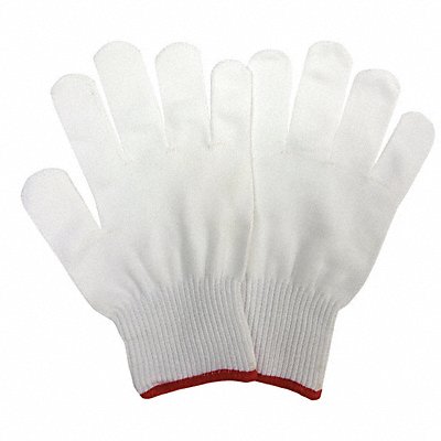 J4936 Knit Gloves White S PK12