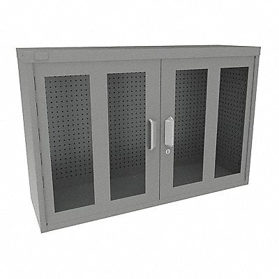 Pegboard Wall Cabinet 30 x45 x14 Gray