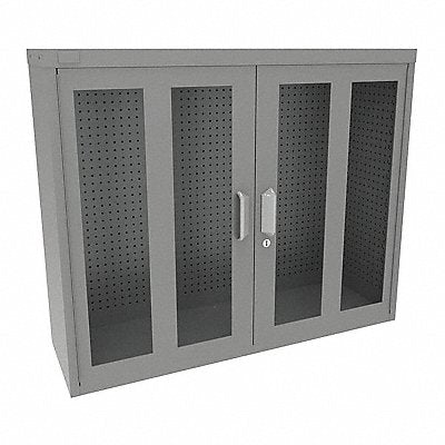 Pegboard Wall Cabinet 37 x45 x14 Gray