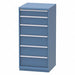 K3755 Mod Drawer Cab 60 H 6 Drawer Bright Blue