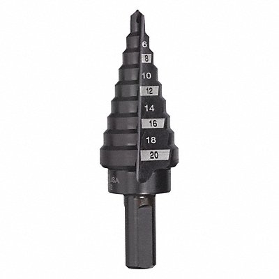 Step Cone Drill 4mm to 20mm HSS