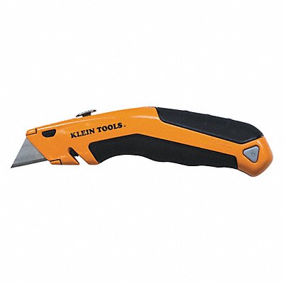 Utility Knife Black/Orange 6 Blades