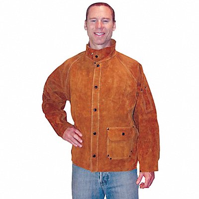 Xl 26Inimp Dk Brwn Lth Jacket