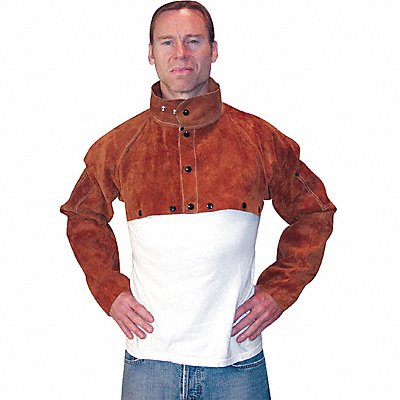 Xl Imp Dk Brwn Lth Cape Sl