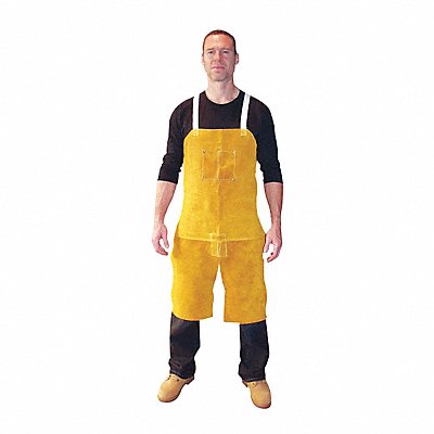 24X36 Lth Sl Bib Apron