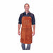 24X36 Lth Dk Brwn Bib Apron