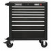 Rolling Cabinet Black 41 H 8 Drawers