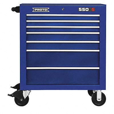 Rolling Tool Cabinet Blue Heavy Duty