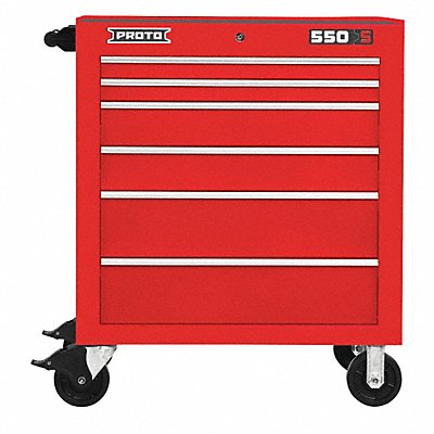 Rolling Tool Cabinet Red Heavy Duty