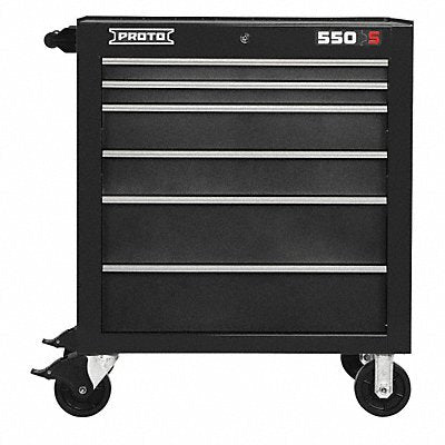 Rolling Tool Cabinet Black Heavy Duty