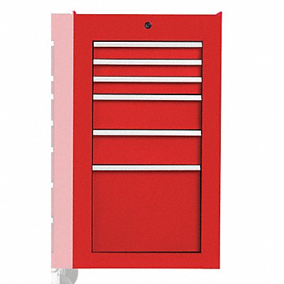 High Gloss Red Heavy Duty Side Cabinet