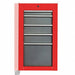 High Gloss Red Heavy Duty Side Cabinet