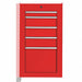 High Gloss Red Heavy Duty Side Cabinet