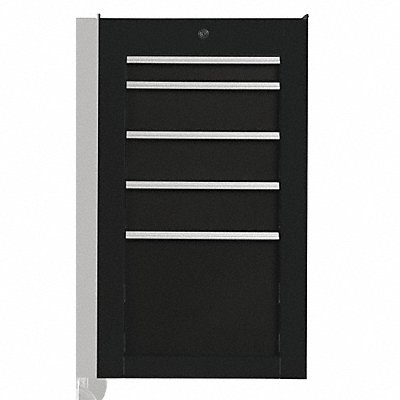 High Gloss Black Heavy Duty Side Cabinet