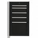 High Gloss Black Heavy Duty Side Cabinet