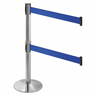 Barrier Post 3 in Belt W Blue Belt