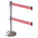 Barrier Post 40 in Post H 10 ft Belt L