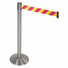 Barrier Post Gray Magenta/Yl Belt Sloped