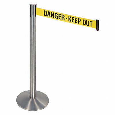 Barrier Post 10ft Belt L Danger Keep Out