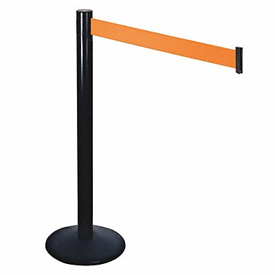 Barrier Post Blk Orange Belt 3in. Belt W