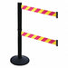 Barrier Post Black 14 in Base Dia Belt