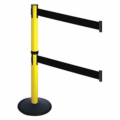 Barrier Post Black Black Belt 2 Belts