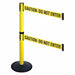 Barrier Post Yellow/Black Text 40 in H