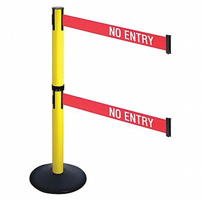 Barrier Post Black No Entry Cast Iron