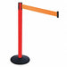 Barrier Post Orange Belt w/Base
