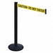 Barrier Post 40 in H Yellow/Black Text